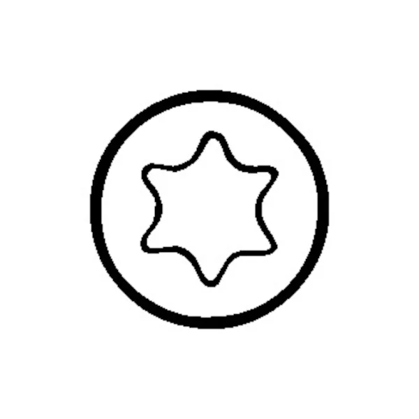 Long Torx screwdriver bit socket with 3/8-inch square drive, ideal for ...