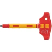 Wera 410 i VDE A RA T-handle screwdriver with ratchet function 1/4 inch (05005121001) EAN:4013288234100
