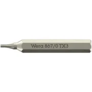 Wera 867 Micro bits for TORX socket screws TX 3 (05058129001) EAN:4013288234629
