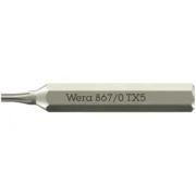 Wera 867 Micro bits for TORX socket screws TX 5 (05058130001) EAN:4013288189585