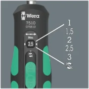 Wera 7510 Kraftform Safe-Torque Speed Torque screwdriver 1-3 Nm (05075810001) EAN:4013288230669